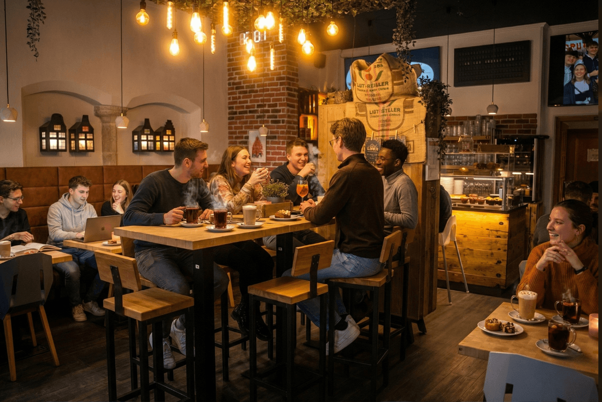 Edelweiss Café Einrichtung